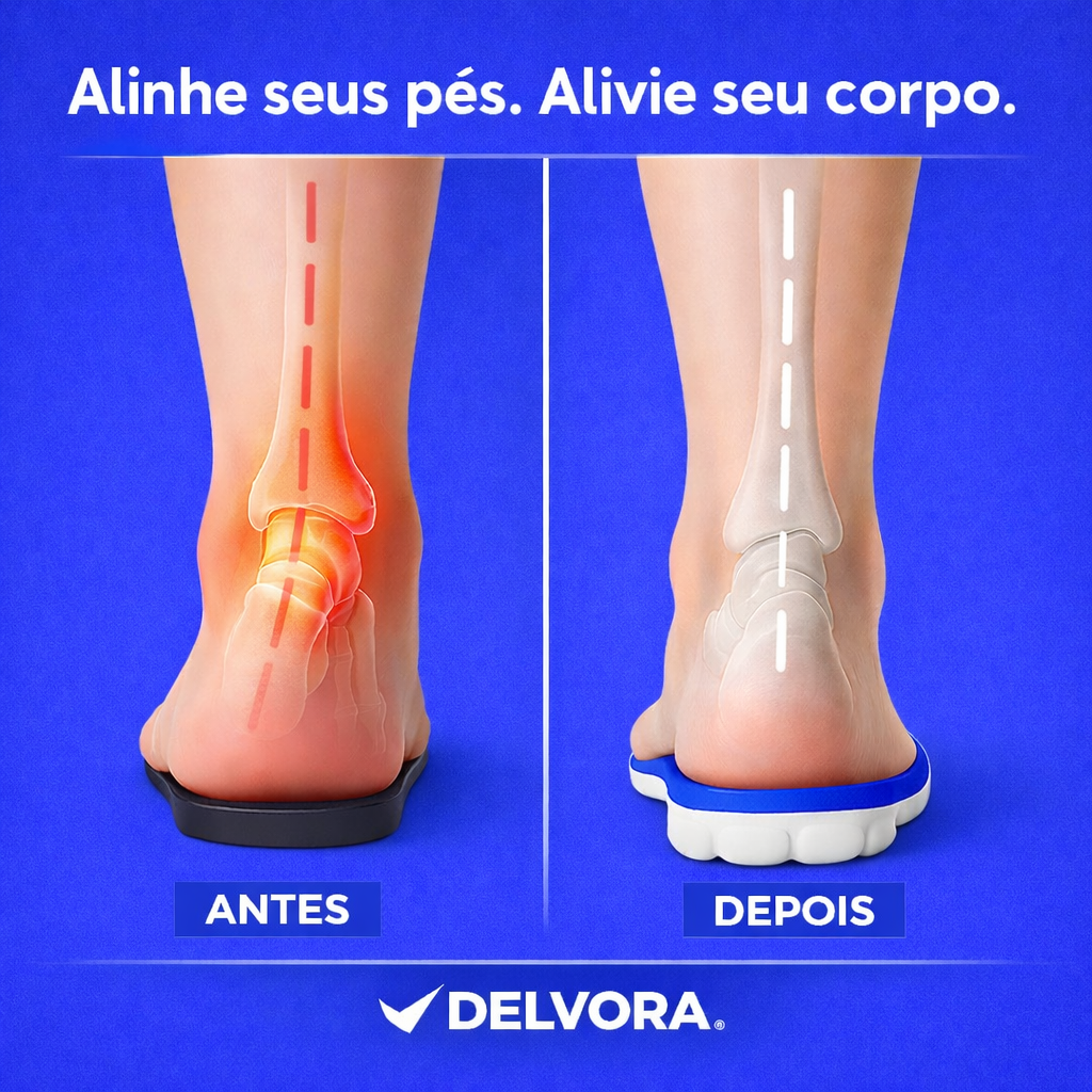 Palmilha Ortopédica Nasa 2.0 Delvora®