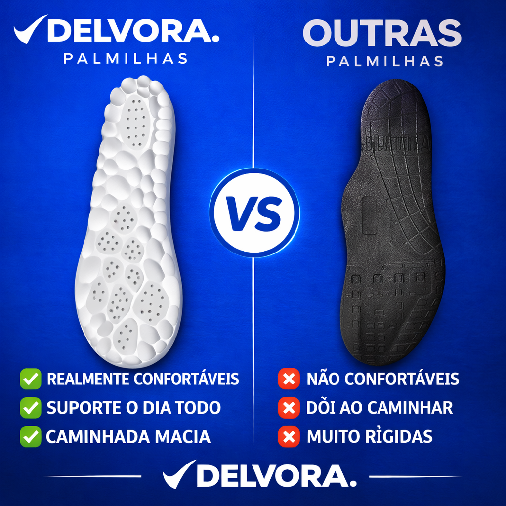 Palmilha Ortopédica Nasa 2.0 Delvora®